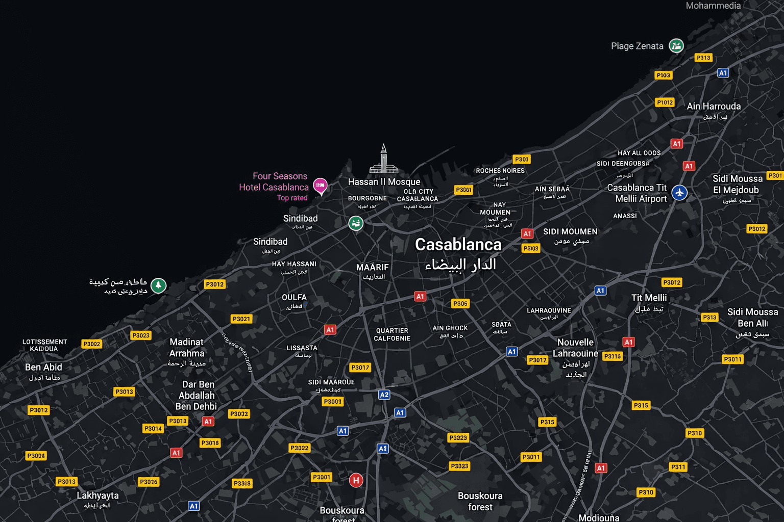 Casablanca map preview